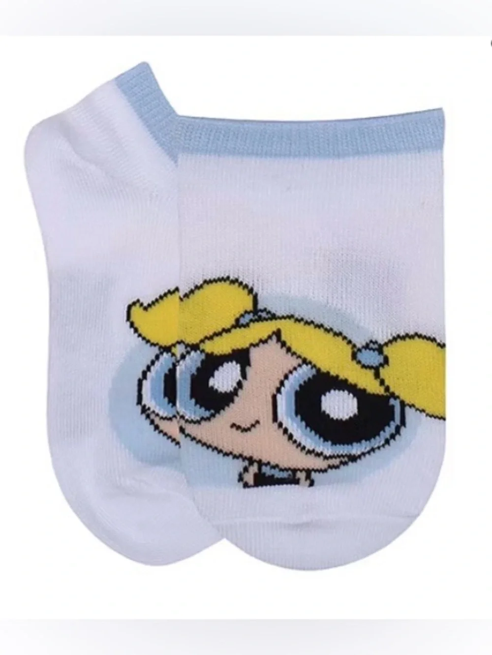 POWERPUFF GIRLS Little & Big Kid Girls 6 Pair  No Show Socks SZ. 4/6